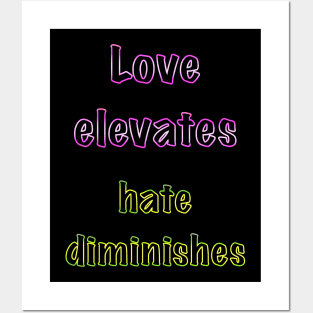 Love elevates! Posters and Art